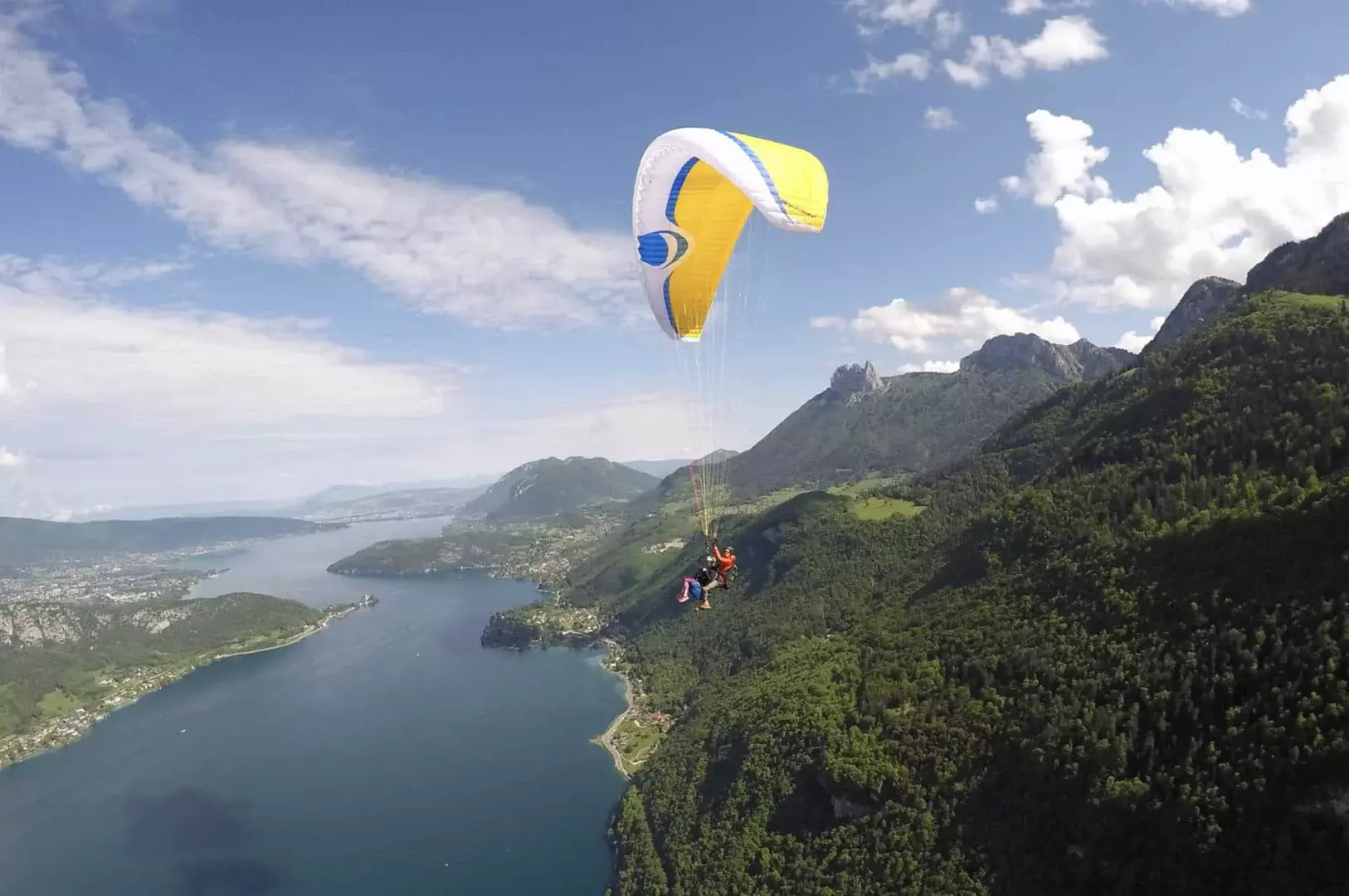 The ideal weather conditions for a paragliding flight